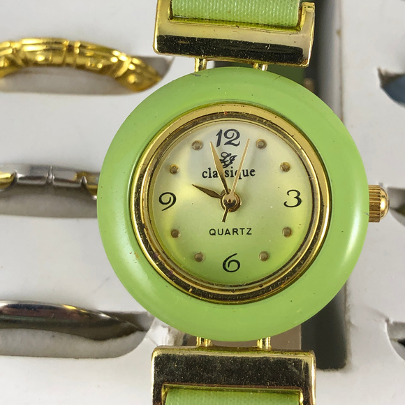 Great First Watch Classique Watch Set with Color Bezels and Straps - Picture 2 of 5